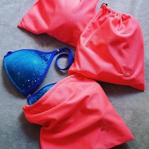 lycra holograms bikini with crystals with factor 50uv anti chlorine . NEW!